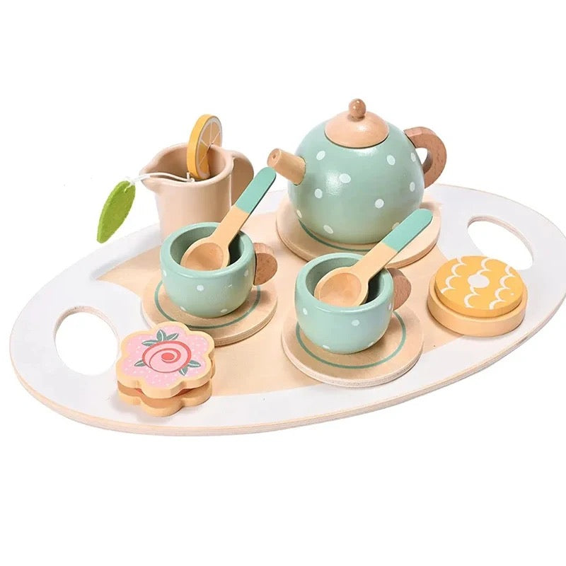 Wooden Play Tea Set