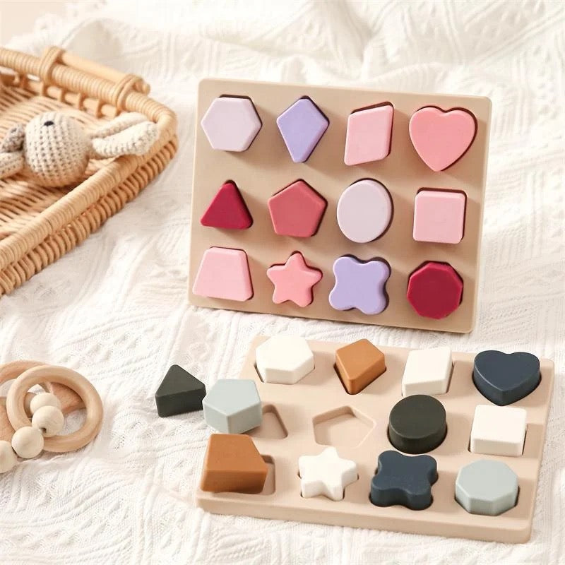 Teething Shapes Sorting Tray