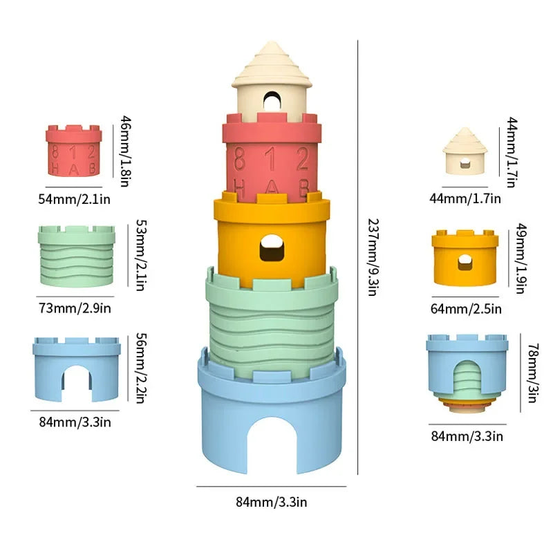 Silicone Castle Stack