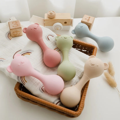 CuddleBear 2-in-1 Soothing Rattle