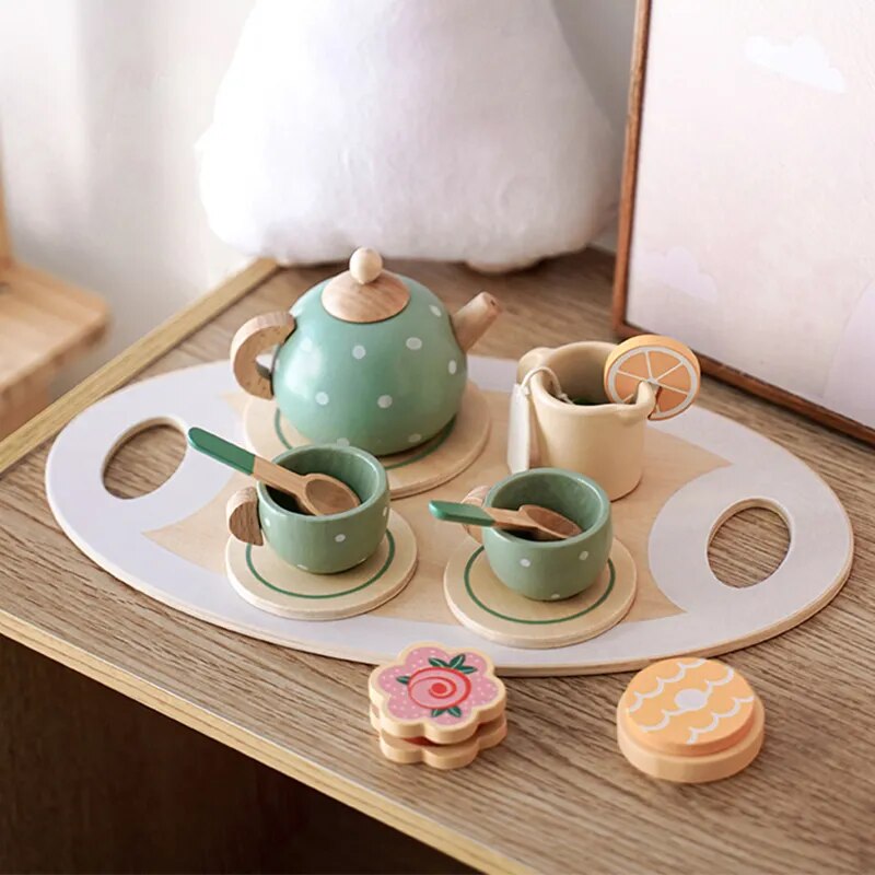 Wooden Play Tea Set