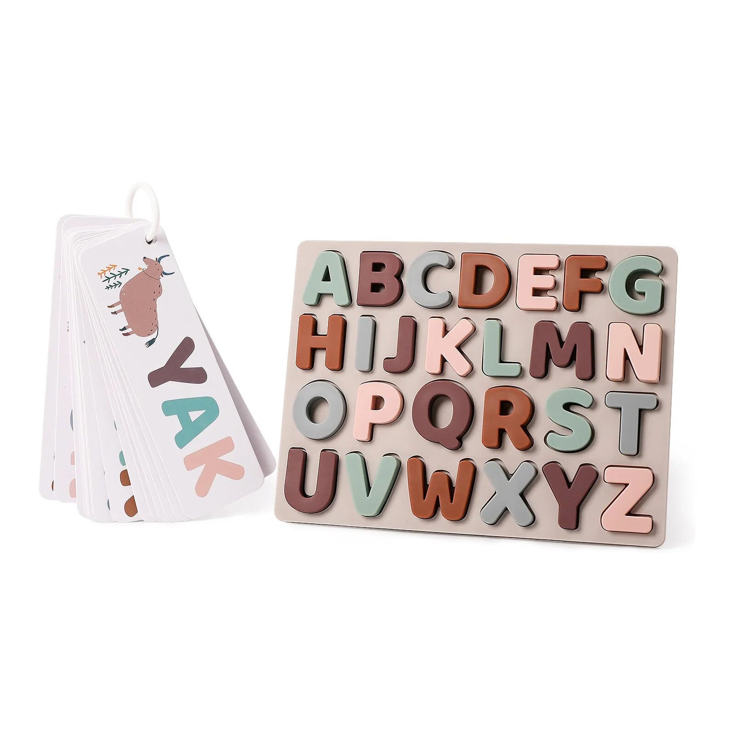 Silicone Alphabet Board and Cards