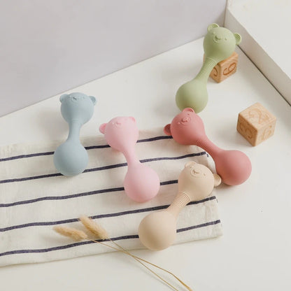 CuddleBear 2-in-1 Soothing Rattle