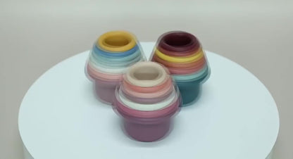 Silicone Stacking Cup Tower